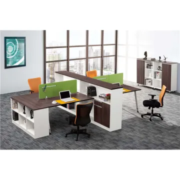 modern open office workstation for 4 people
