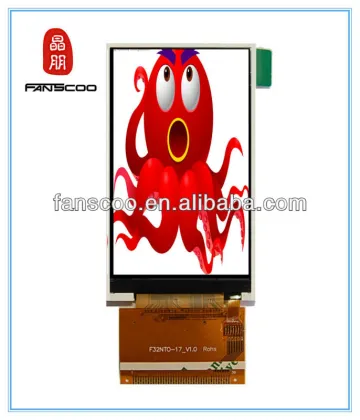 5.0" POP monochrome 500nit brightness lcd display screen for car dvd player and Samsung