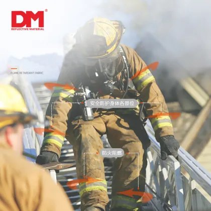 Lime Green Premium Reflective FR-Treated Cotton Vest Trim 5cm