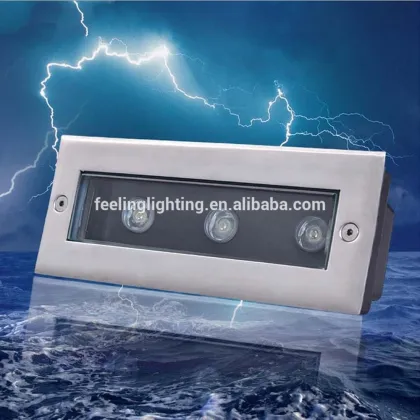 Hot selling Outdoor 3w 5w linea led inground light pure white 120v china factory