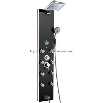 multifunction shower panel witrh adjustable jets
