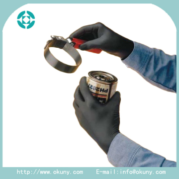 4mil/6mil industrial black nitrile gloves powder free with cheap price