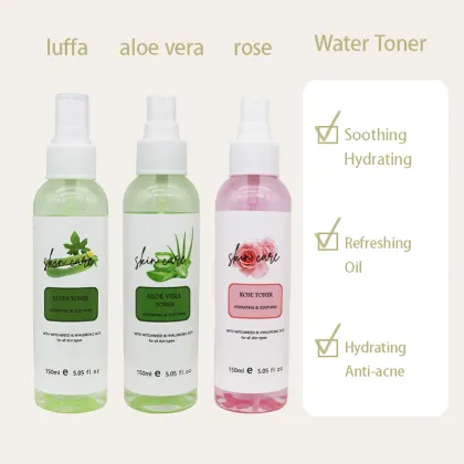 Aloe Vera Hydrating Moisturizing Face Toner Rose Water Spray
