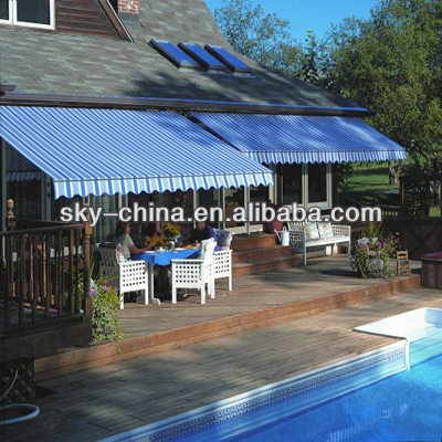 Good Waterproof Steel Window Awning with Window Treatment