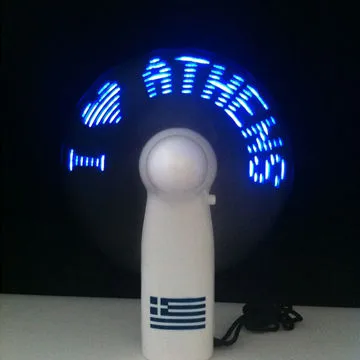 USB programmable LED message fan for gift