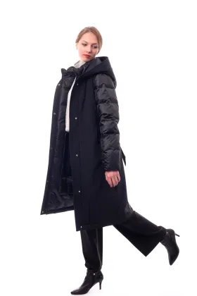 Women's winter hooded jacket