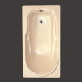 72 Inch Drop In Tub Modern Embedded Soaking One Person Bathtub