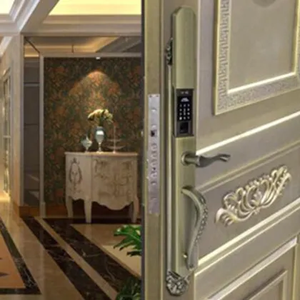 Top quality high security passcode fingerprint remote control door lock