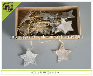 Natural material wood for Christmas handicraft product