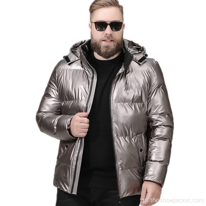 OEM Personalizado reflexivo baiacu jaqueta masculina