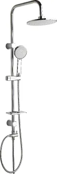 Stainless Steel Shower Chromed White Shower Column