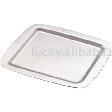Silver plated Square butter dish