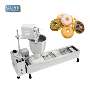Automated Donut Making Machine: Single Row Donut Fryer with Automatic De Donuts Process