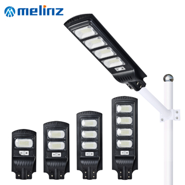 Melinz ABS ABS ABS ABS LED All-in-One Street Light With Solar Option (30W-120W)