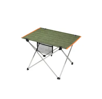 Ultralight Collapsible Aluminum Alloy Camping Table for Outdoor Picnics and BBQs