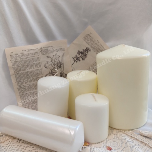 Eco-Friendly Pillar Candle Boxes Long Burning Colored