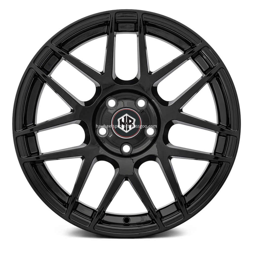 H R Tech Wheels Hr995 Black Front