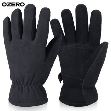 Luxurious OZERO Thickness Customizable Hiking Trails Motorcycle Gloves for Winter