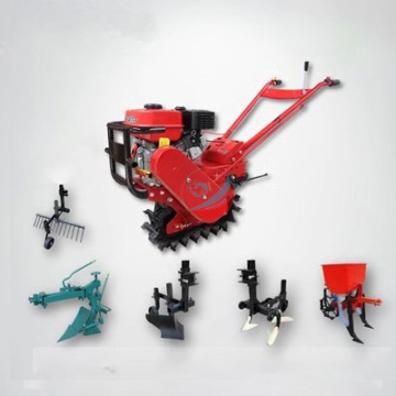 6HP Agricultural Cultivator with Air-Cooled Diesel Engine and Furrow Plow