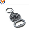 Metalen aangepaste logo mat zwarte flesopener