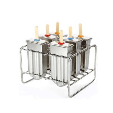Creative DIY Stainless Steel Ice Cream Mold with 85ml Capacity for Jelly and Pudding