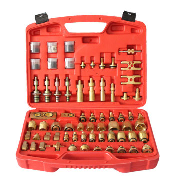 Kit di rilevamento e riparazione di perdite di aria condizionata Pokka 66 PC per veicoli europei e americani