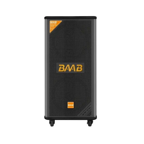 10-inch Leather and Wooden Bluetooth Hi-Fi Soundbar Bass Portable Speaker