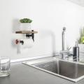 Industrial Wall Mounted Tissue Holder with Wooden Shelf $21.31 ~ $21.31 / Piece/Pieces