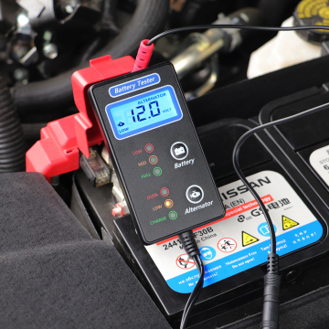 12V Auto-batterijtester en 8-oplaadsysteemanalysator (6V ~ 25V)