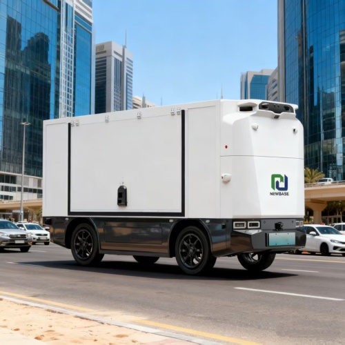 Smart Electric Lock Driverless Van Security Anti-Theft for Middle East Community Delivery