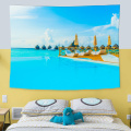 Minimalist partition decorative tapestry