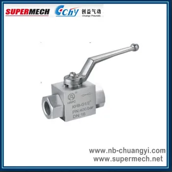Khb-g Series High Pressure Ball Valve 