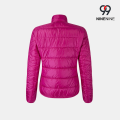 Chaqueta ligera plegable con cuello alto para mujer