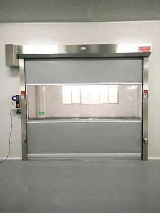 Industrial PVC Fabric Rapid Roller Shutter Door