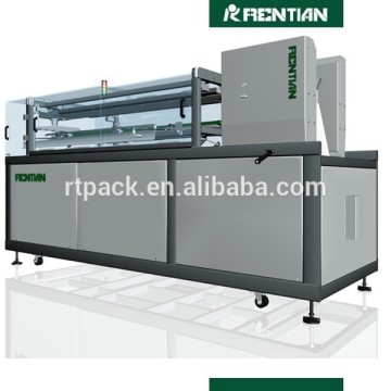 Cartons erecting machine with case former in production line