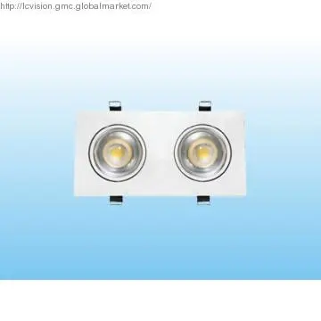 NICE 2X10W COB LED Ceiling Recessed Downlight,2 heads