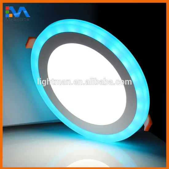 Die-casting Aluminum 105mm Round Shape Double Color LED Panel Light