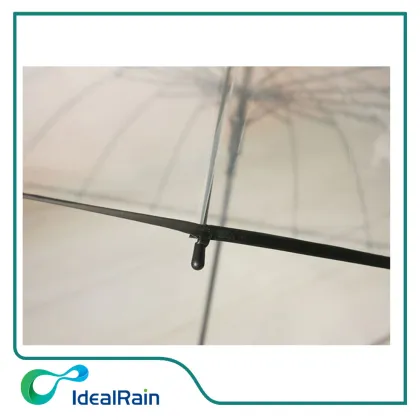 woman&man 16K POE transparent long handle umbrella rain umbrella