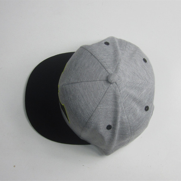 Algodão Jersey Bat Patch Flat Bill Cap