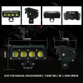 LED 4-lens Motorcycle Fog Lights