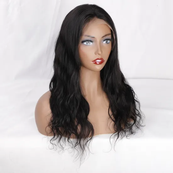 Aisi Beauty Top Quality Long Wavy Natural Black Wig Body Wave Swiss Lace Wig Cheap Synthetic Lace Front Wigs For Black Women