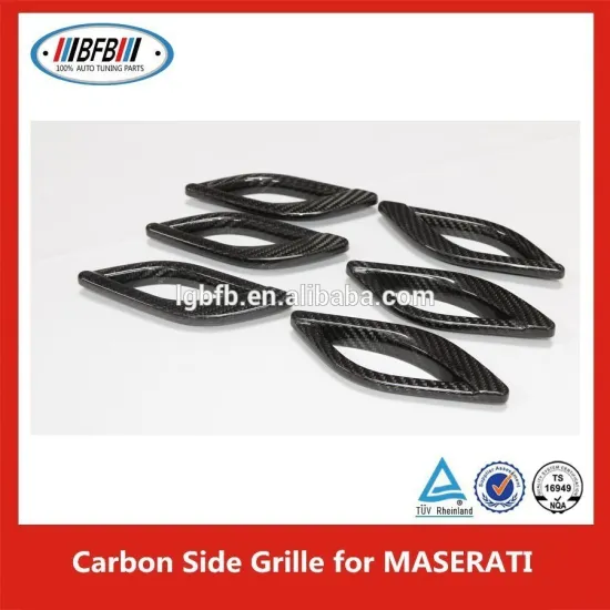 Carbon Fiber Side Grille 2014 Side Vent For Maserati Quattroporte