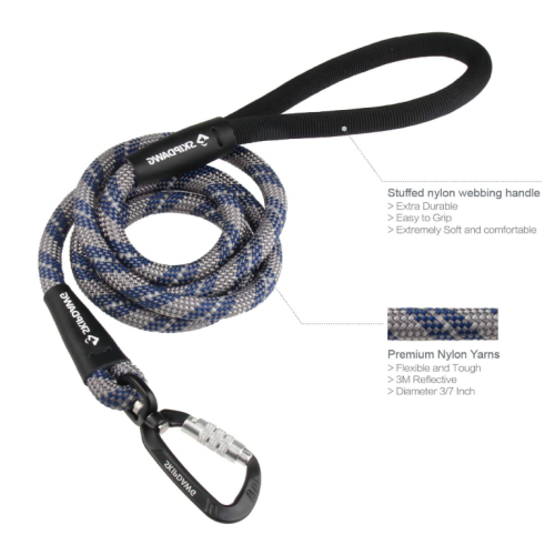 Durable Nylon Swivel Carabiner Dog Leash