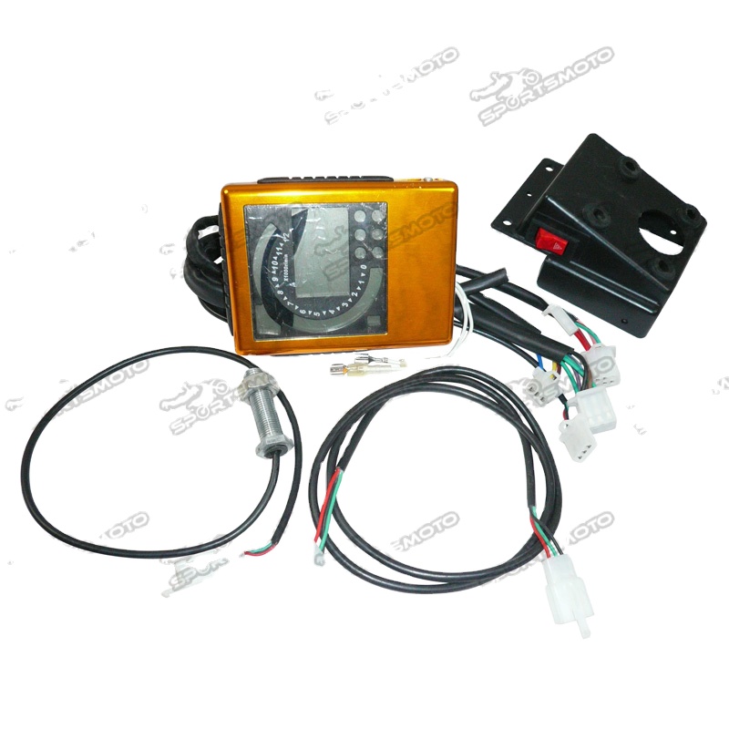 Phares Avant E4 Type 1 Pour Quad ATV Bashan BS200S-7 - Ampoule 12V (feux De Route/croisement/position) - Compatible 50-250 Cm3