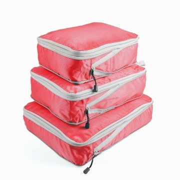 Waterproof Nylon Travel Packing Cubes with Shoe Bag
