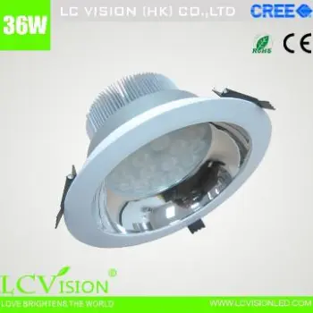 LED lighting/36W CREE LED Down light / Dimming /Adjustable/ 2100 lm