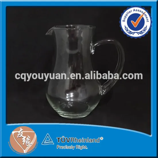 Antique custom made 530ml clear glass coffee decanter