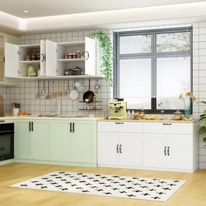 Whole House Custom White Minimalist Furniture Wood Wholesale Kitchen Pantry Organizer Cabinet
