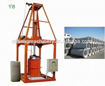 good price high production concrete pipe making machine, yibang vertical extruding pipe - making machine