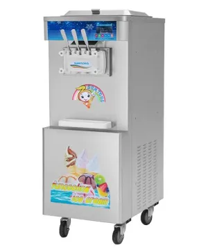 2022 Soft Ice Cream Automatic 3 Favors Cold Mixing Cylinder 25L Output